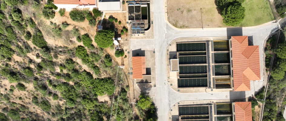 etap Huesna a vista de pájaro